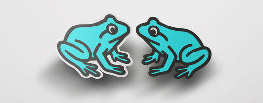 Bordo bianco da 3 mm negli sticker