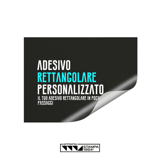 Adesivo Rettangolare